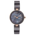 Sonata Festive Quartz Analog Blue Dial Two Toned Ceramic & Metal Strap Watch For Women