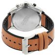 Titan Octane Hyper Lume White Dial Quartz Multifunction Leather Strap watch for Men - image number 4