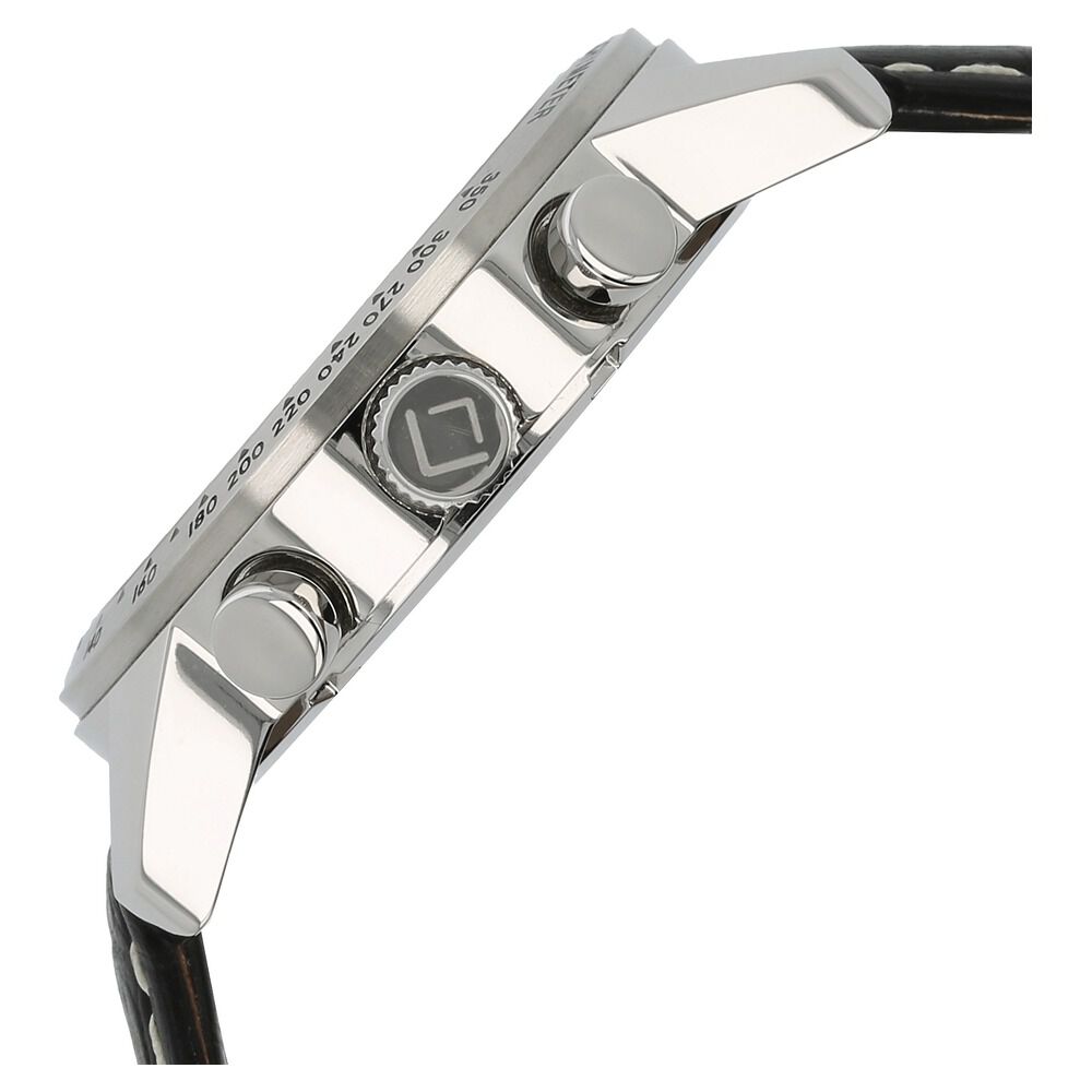 Buy Online Xylys Swiss Chronograph Black Leather Strap and Blue