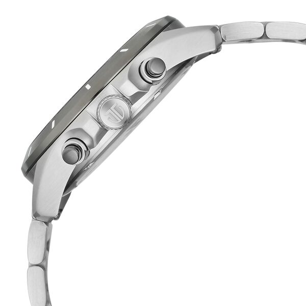 Octane Velocity Sporty Black Dial Round Stainless Steel Watch For Men - image number 5