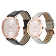 Titan Memento Grey Dial Analog Leather Strap Watch for Couple - image number 2