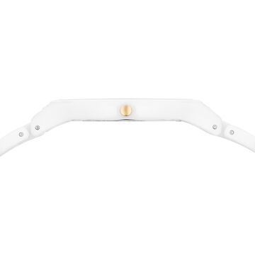 Titan Edge Ceramic Quartz in Arctic White Dial Watch for Women