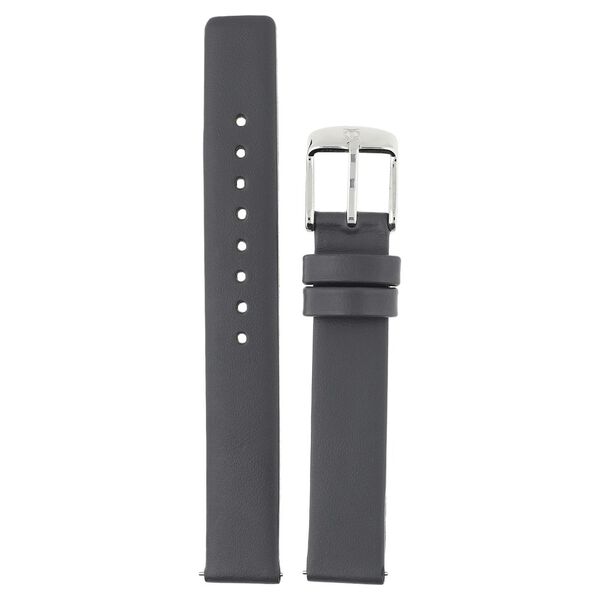 14 mm Grey Genuine Leather Strap for Women - image number 0