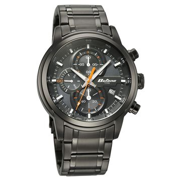 Titan Octane Primal Quartz Chronograph Grey Dial Grey Stainless Steel Strap Watch For Men