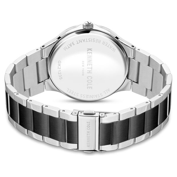 Kenneth Cole Black Dial Stainless Steel Strap Watch For Men - image number 2