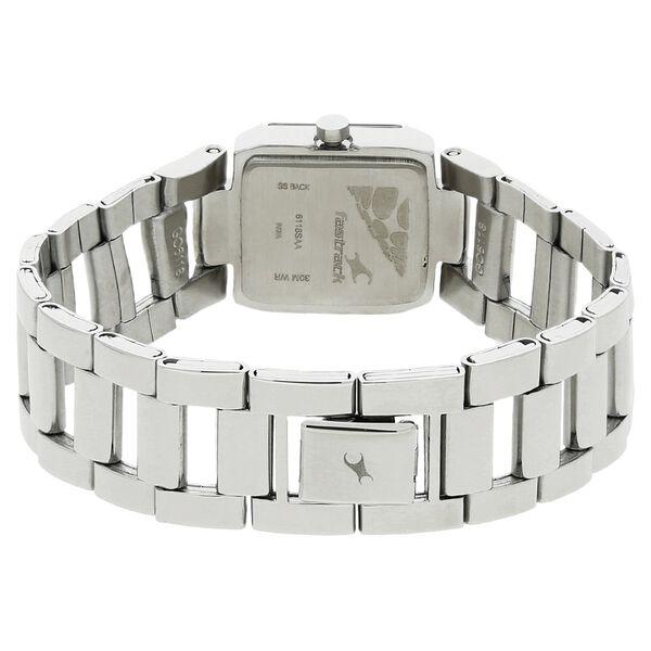 Fastrack Quartz Analog Silver Dial Stainless Steel Strap Watch for Girls - image number 3