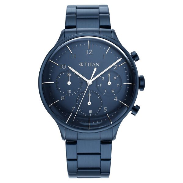 Titan Urban Magic Blue Dial Multial Stainless Steel Strap watch for Men - image number 1