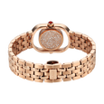 Titan Raga Paris, with Love Quartz Analog Red Mirror Polished Dial Rose Gold Stainless Steel Strap Watch For Women - image number 7