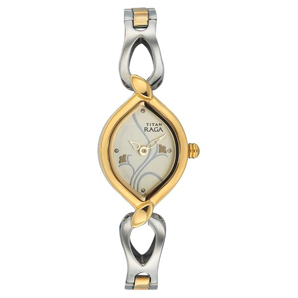 Titan Quartz Analog Champagne Dial Watch for Women - image number 0