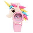 Zoop Friends From Nature Quartz Analog Pink Dial Pink Polyurethane Strap Watch For Kids - image number 1
