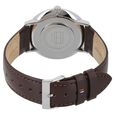 Tommy Hilfiger Quartz Analog Grey Dial Leather Strap Watch for Men - image number 3