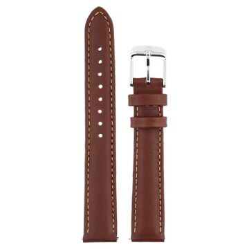 16 mm Tan Genuine Leather Strap for Women