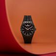 Fastrack Vyb Orion Quartz Analog Black Dial Black Color Metal Strap Watch For Guys - image number 0