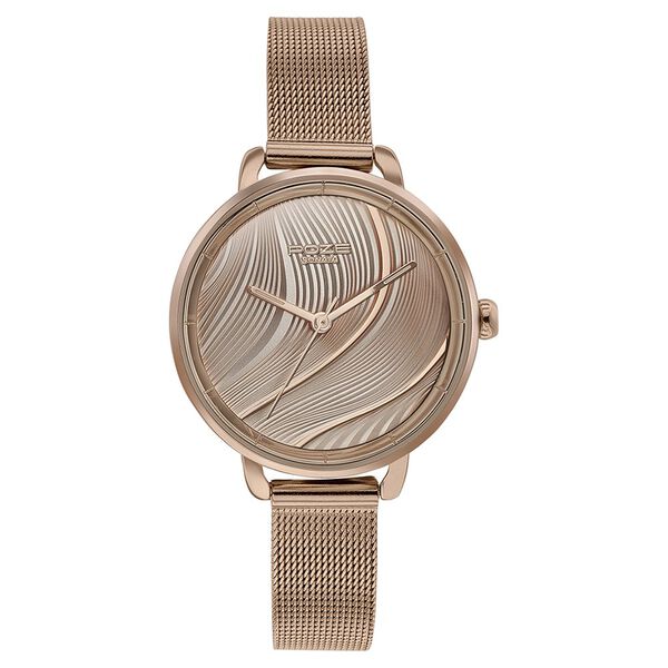 Sonata Poze Quartz Analog Rose Gold Dial Mesh Strap Watch for Women - image number 1