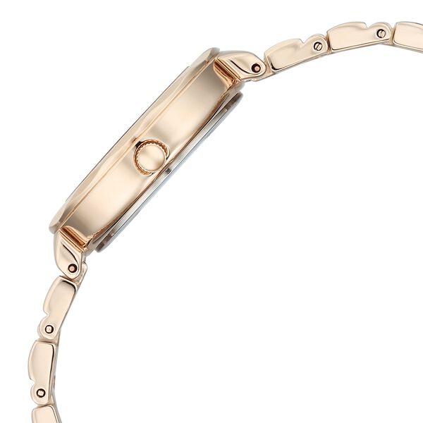 Titan Raga Spotlight Quartz Analog Mother of Pearl Dial Rose Gold Metal Strap Watch For Women - image number 4