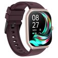 Titan Smart Watch with 4.97 CM Super AMOLED Display | 410 x 502 Pixel Resolution | AI Voice Assistant With Red Strap - image number 1