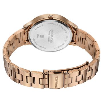 Sonata Women's Work Wear rose goldWatch - Premium Multifunction design for everyday style
