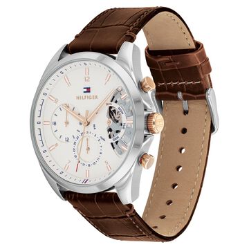 Tommy Hilfiger Quartz Multifunction Silver Dial Watch for Men