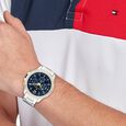 Tommy Hilfiger Blue Dial Silver Stainless Steel Strap Watch for Men - image number 3