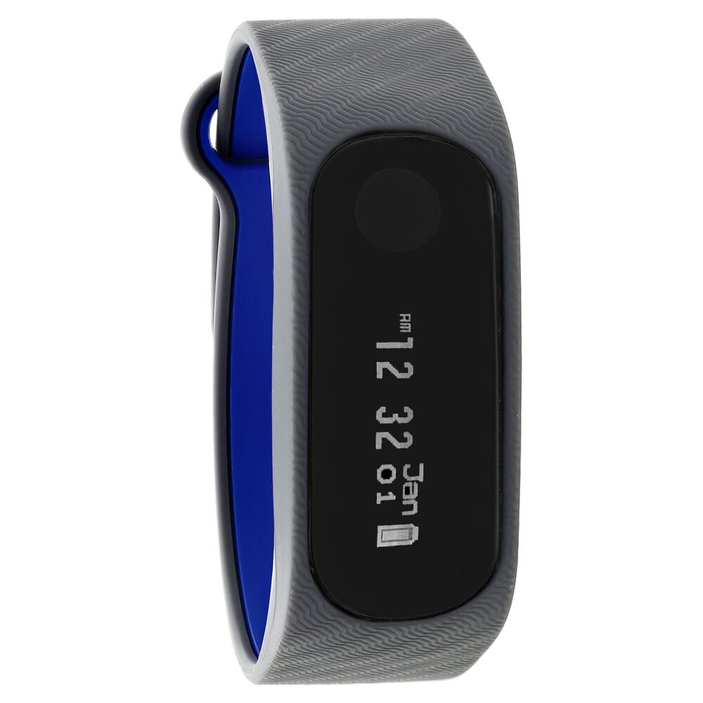 Buy Online Reflex Smart Band in Cool Grey with Electric Blue Accent swd90059pp04 Titan