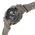 SF Dreamer Series Quartz Digital Analog Digital Black Dial Brown Plastic Strap Watch For Men - image number 2