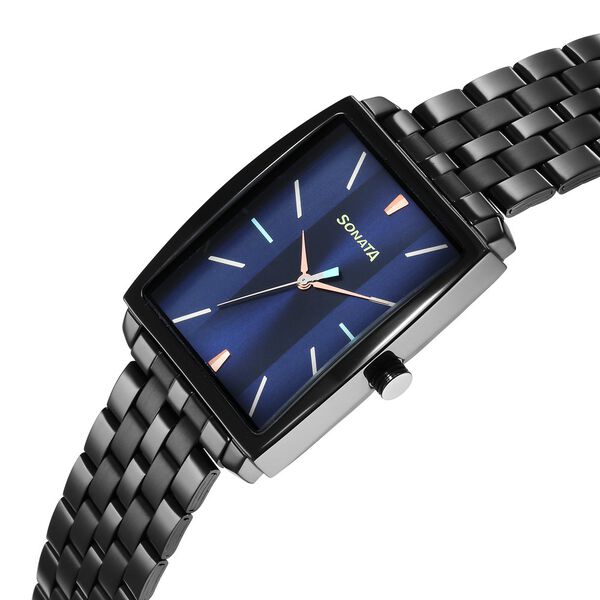 Sonata Utsav Quartz Analog Blue Dial Watch for Men - image number 2