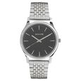 Sonata Quartz Analog Silver Dial Leather Strap Watch for Men