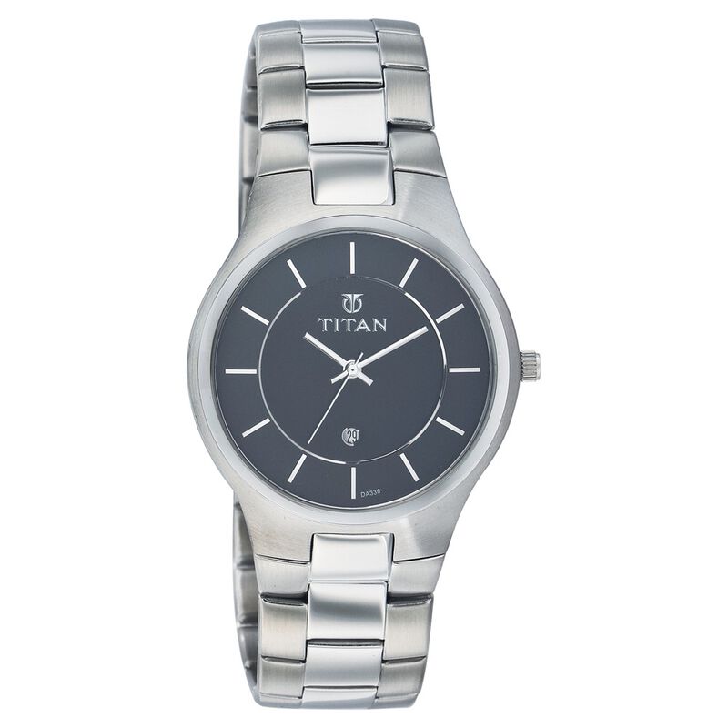 Titan Quartz Analog with Date Black Dial Watch for Men