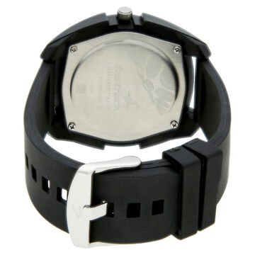Fastrack Quartz Analog Black Dial PU Strap Watch for Guys