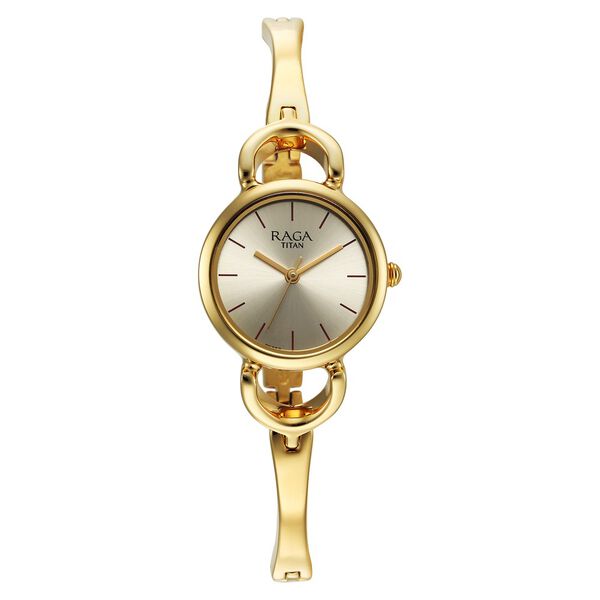 Titan Raga Champagne Dial Watch for Women - image number 0