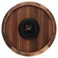 Titan Wooden Wall Clock with flame treated case White Dial Silent Sweep Technology - 35.5 cm x 35.5 cm (Medium) - image number 4