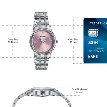 Premium looking versatile women's watch from Ease by Sonata