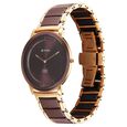 Titan Edge Melange Slim Steel & Ceramic Strap Brown Dial Analog Watch For Men - image number 2
