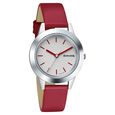 Sonata Splash White Dial Women Watch With Leather Strap - image number 1