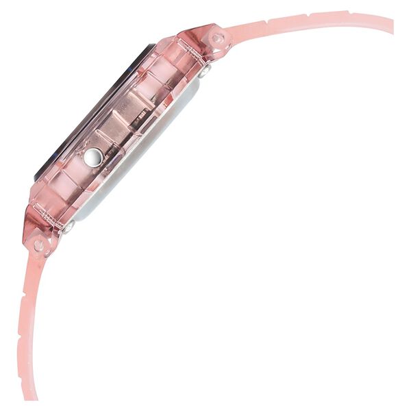 Zoop By Titan Clear Series Digital Dial Pink Plastic Strap Watch For Kids - image number 3