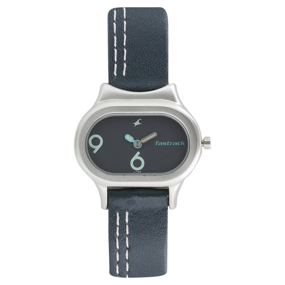 Fastrack 3039sl07 leather analog shop