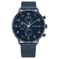 Tommy Hilfiger Quartz Multifunction Blue Dial Stainless Steel Strap Watch for Men - image number 0