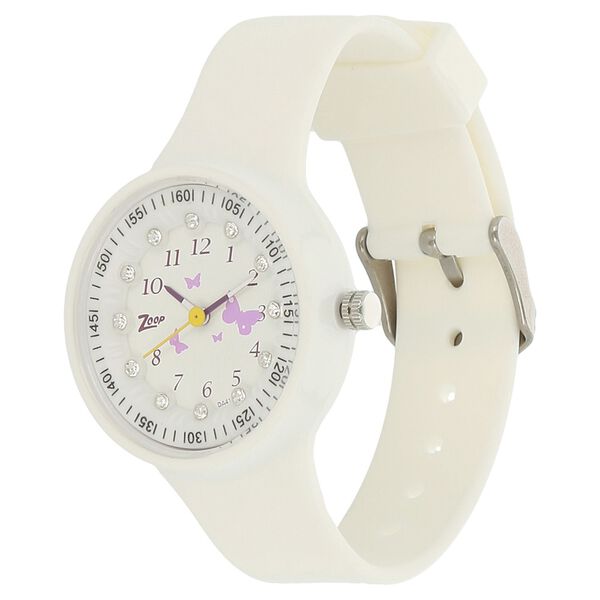 Zoop By Titan Quartz Analog White Dial PU Strap Watch for Kids - image number 1