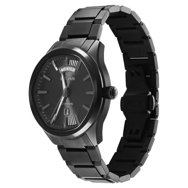 Titan Astral Concealed Automatic Analog with Black Dial Black Stainless Steel Strap Watch for Men - image number 4