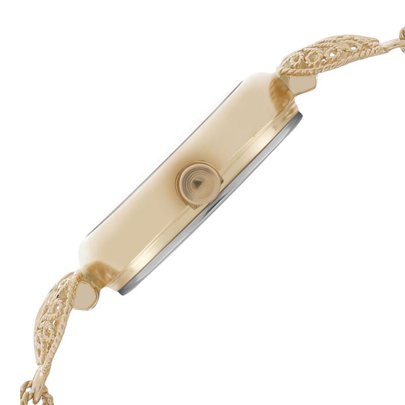 Titan Nebula Filigree Quartz Analog 18 Karat Solid Gold Watch for Women - image number 5