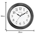 Titan Classic White Wall Clock with Silent Sweep Technology - 30 cm x 30 cm (Medium) - image number 3