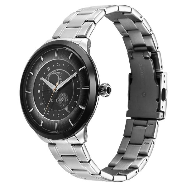 Titan Luna Sun Moon Phase in Frost Grey - Stellar Edition - image number 2