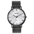 Sonata Quartz Analog with Date Silver Dial Black Stainless Steel Strap Watch For Men - image number 1
