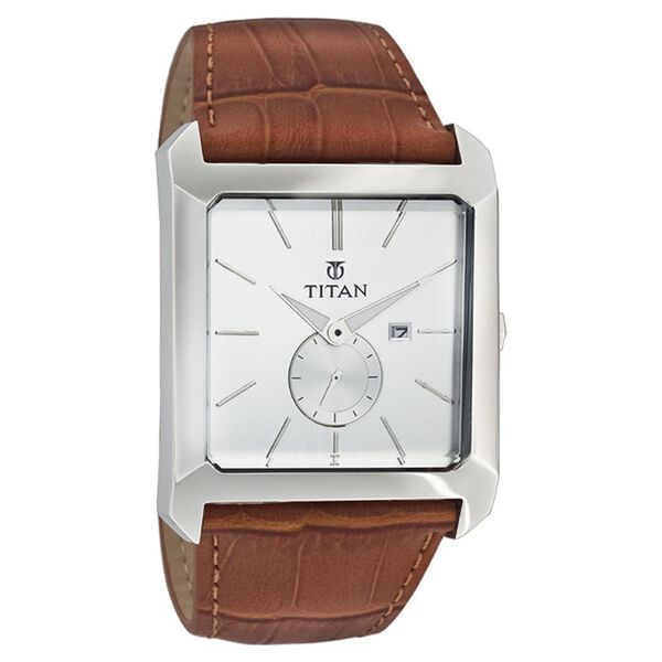 Titan Quartz Analog White Dial Watch for Men - image number 0