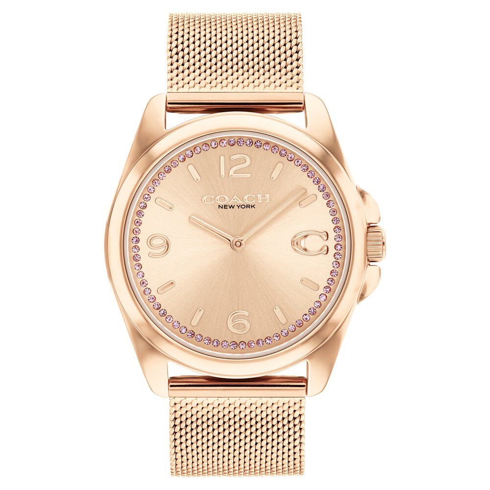 Coach stainless shop steel watch