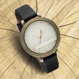 Fastrack Wonder Woman Quartz Analog Black Dial Leather Strap Watch for Girls