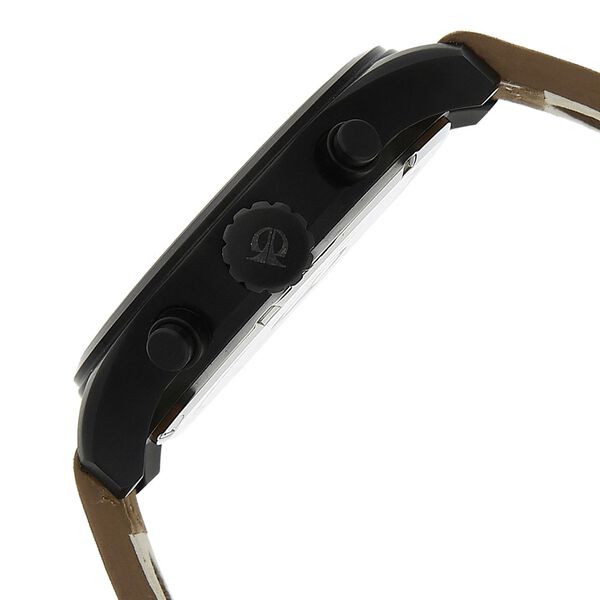Titan Chronograph Black DialLeather Strap watch for Men - image number 2