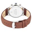 Titan Sapphire Quartz Multifunction Blue Dial Leather Strap Watch for Men - image number 4