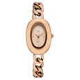 Vyb Mirage By Fastrack Quartz Analog Golden Dial Golden Metal Strap Watch For Girls