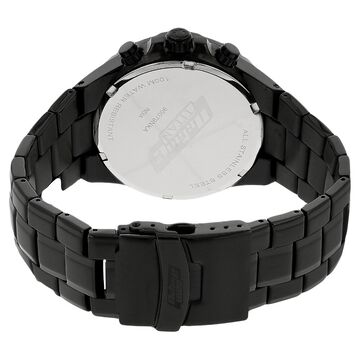 Titan Quartz Chronograph Black Dial Stainless Steel Strap Watch for Men
